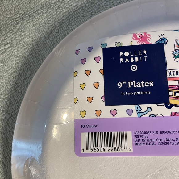 Roller rabbit x target Lot: plates,cups & mystery boxes bundle - Picture 8 of 13